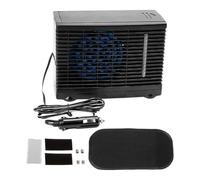 12V Portable Evaporative Car Fan - Water-Filled Desktop Air Blower With Tan