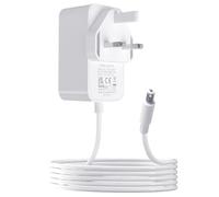 12V Power Adapter for BT Openreach ONT EchoLife HG612 Fibre optic Modem Replacement Cable for EE Router Smart Hub Nail Lamp 1.5M Power Supply Cord White Charger UK Plug