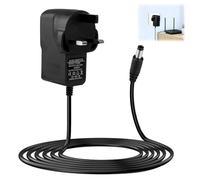 12V Power Adapter for BT-Openreach ONT Openreach EchoLife-HG612-Fibre-optic-Modem, 12V 2A Charger 1M Power Supply Cord Replacement Cable for ONT ECI Router Desk Lamp Atomizer, UK Plug