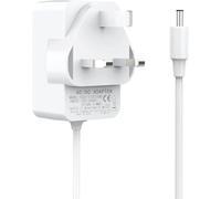 12V Power Adapter for Echo Dot 3rd/4th/5th Gen, Echo Dot with Clock, Echo Dot Kids, Echo Show 5, Echo Spot, Pop, Fire TV Cube, Alexa 12V Power Cable Replacement 4.0mm X 1.7mm Interface Adapter White