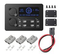 12V Power Box Distributes Power Compact for Emergency Outdoor Boat With Accessories, 16.6x11.7x5.7cm