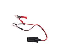 12v Power Car Cigarette Lighter Female To Alligator Clip Connector To Terminal Clip-on Battery Adapter Auto Socket