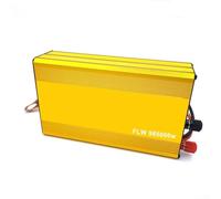 12V Power Inverter High Efficiency DC to AC Converter Pure Sine Wave Output 985000W Continuous Power Overload Protection Silent Cooling Fan for Outdoor Activities Fishing Devices Aluminum Alloy(A)