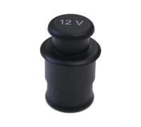 12V Power Outlet Dust Cover for Golf Mk7 for passat B8 for tiguan Mk2 for skoda Kodiaq, ABS Socket Cap Replacement OE 18D919311, Black