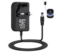 12V Power Supply UK 12V 2A Power Supply Adapter with 6.6ft Cable, AC Adapter 100-240V to DC 12V 24W Transformer, DC Power Supply for LED Strip, Electronics