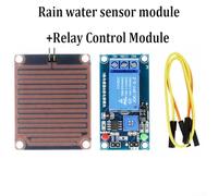 12V Raindrop Controller Module for Raspberry Pi Water Sensor with Relay for Plant Monitoring