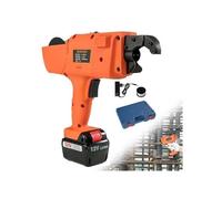 12V Rebar Tier Binding Machine Automatic Handheld Tying Cordless Wire Lithium Battery for Concrete Structure for Beginners DIY(6mm-25mm)