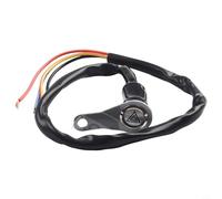 12V Red LED Indicator Rocker Switch for Motorcycle Handlebar Mount Headlight Fog Light Spotlight Electric ATV Bike