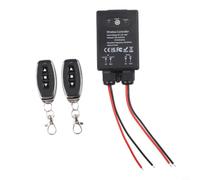 12V RF Remote Control Switch 40A Relay Receiver for Gate Barriers Water Pumps Long Range Signal IP65 Rated 92x56mm(B)