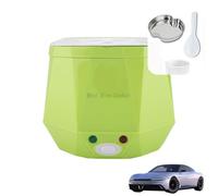 12v rice Cooker, Travel Rice Cooker, 100w 1.3l Electric Portable Multifunctional Mini Steamer, 12v Travel Car Rice Cooker (Green)