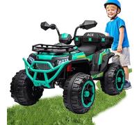 12V Ride on Cars for Kids,with Parents Remote Control for Kids 4 Wheels Drive Battery Powered UTV Truck Car for Girls Boys with EVA Rubber Compound Tires 3km/h Blue