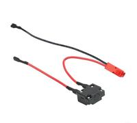 12V Ride-On Toy Wire Harness with Fuse - Square Socket Connector for Kids Electric Cars for jeeps Trucks - 17A Safety Replacement Part(6V)