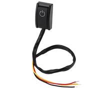 12V Rocker Switch, DC 12V 200mA ON/OFF Button Switch Car DIY Switch Sticky Latched Switch with Double Sided Adhesive car switch