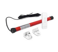 12V Roller Shade Motor - Smart Wired Mini Blind Motor for 25mm/28mm Tubes | 4.4Lb(2kg) Capacity | DC Power Only, Low Voltage, No Battery Includes Adapters & Brackets
