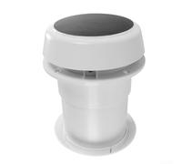 12V Roof Vent Fan Solar Powered Extractor for RV Trailer Camper, ABS Mushroom Head Exhaust Fan with Intelligent Photosensitive System, Silent Airflow