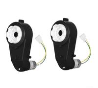 12V RS550 Motor Pair 35000RPM for Kids Ride On Car Electric Vehicle High Replacement Engine with Cables Black