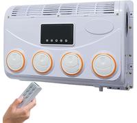 12V RV Air Conditioner, 12V DC Air Conditioner Unit Truck,Car Electric RV Roof Air Conditioner, 12 V /24C Electric RV Truck Camper Air Conditioner, Which Is Light and Portable, Easy To Install-12V