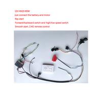 (12V RX23 A) DIY 200W wire harness for children's electric car with switch and remote control receiver Ride On Toys