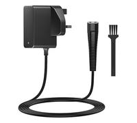 12V Shaver Charger Compatible with Braun Series 1, 3, 5, 7, 9 Trimmer Beard 3 Pin Chargers Power Lead 5544, 5409, 7220, 5377, Epilatpower or Silk-Epil 9, 7, 5, Razor (Not Fit for All-in-one trimmer)