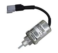 12V Shutoff Solenoid 185206451 U85206451 Compatible with Caterpillar Mini Hydraulic Excavator 301.5 301.6 301.7CR 301.8 302CR Compatible with Perkins Engine 402D 403D 404D 404C 404C-22