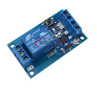 12V Single Bond Button Bistable Relay Module Modified Car Start and Stop Self-Locking Switch One Key