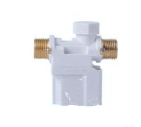 12V Solar Water Heater Solenoid Valve Automatic Water Inlet Switch All Copper Connector Normally Closed Design Reliable for Low Pressure Rooftop Tank Use DC Powered Blue White Options (A)