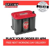 Optima Red Top Battery RTS 3.7 (8020-255) (BCI 25) RTS3.7 AGM