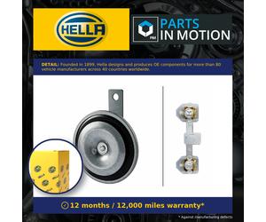 12v Std Disc Horn 400hz 3AL002952-811 Hella 1367310 1367312 61331367310 E120011