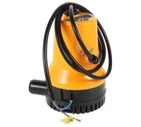 12v Submersible Bilge Pump for Boat Drainage, | Yellow Plastic Build, 1000m3/h Flow, 5m Lift, Vessel Floodwater Removal