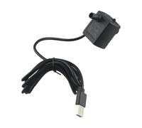 12V Submersible Brushless DC Water Pump, Mini Amphibious Circulation Pump wi USB Power, Low Noise Aquarium, Fish Tank, Pond or Fountain Pump, IP68 Waterproof Design for Solar Powered or Indoor Use