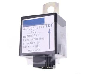 12V Time Delay Relay Solenoid Stop Relay 061700-3770 0617003770 Compatible for KUBOTA T0070-31410 061700-3771 4-Pin 12V Black Relay Compatible with BX B L M Series Tractors and RTV Models