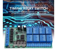 12V Timer Switch 8CH Infinite Cycle Multifunction DC Relay Module ON OFF with LED Display, relay