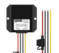12v to 24v DC Step up Converter, Voltage Transformer 15A 360W Step up Converter with Fuse Waterproof, DC Converter for Golf Cart LED Light Motor Truck Vehicle Boat etc. (Accept DC9-20V Inputs)
