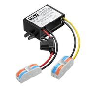 12V to 5V Step Down Converter 5A 25W with Fuse Waterproof and Wire Terminal Block, More safe 24V to 5V DC Converter, Buck Converter 12V to 5V for Truck Vehicle Boat System (Accept DC 8-40V Inputs)