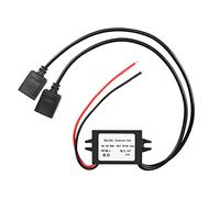 12V to 5V USB Converter DC Buck Module 12V 36V 48V Convert to 5V Dual USB Female 10-55V to 5V 3A 15W Adapter DC to DC Regulator Car Power Converter