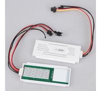 12V Touch Sensor Switch for Smart Mirror with Clock Temperature Display, Stepless Dimming Colour Control, Max 5A 60W Load(Double)