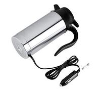 12v travel car kettle//Gorgeri 12V 750ml Car Kettle Heating Cup,Stainless Steel Electric Car Kettle Heating Cup Coffee Mug Travel Water Bottle