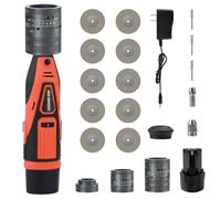 12V Tungsten Electrode Sharpener Grinder, 6 Sizes 8 Angles Head, Cordless Tungsten Grinder for TIG Welding, Electrode Grinder for TIG Welding, Tungsten Electrode Sharpener Set for TIG Welding