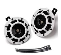 12v Twin Horn Super Tone Car horn for Trucks impreza wrx, Electric Snails for Cars, Motorcycles Subaru, Alternative Electronic Parts for Cars Trains (White)