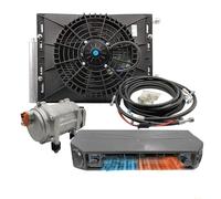 12V Under-Dash Air Conditioner Kit - Universal Cooling AC for Van, RV, Truck, Motorhome, Boat, Bus - Compact Auto Cooling System