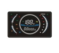 12V Universal Adjustable Digital Motorcycle Speedometer RPM Dashboard With Temperature 199km/h