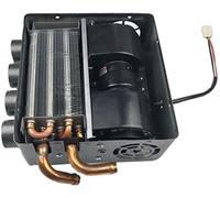 12V Universal Car Fan Plumbing Air Conditioner Automotive Underdash Compact Heater Kit 12x Copper Tube+Speed Switch Set