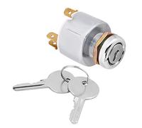 12V Universal Engine Starter Switch, Ignition Switch with Key, 3 Position ON OFF Start Ignition Switch for Car Tractor Trailer Marine Boat