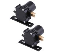 12V Universal Windshield Washer Pump Motor, Heavy Duty Weatherproof Wiper Fluid Pumps for Cars, Trucks, SUVs (2Pcs)