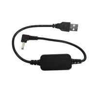 12V USB To DC3.5x1.35mm Elbow Power Cable For Desk Lamp Small Fan Routers 35cm Length Short USB Power Cord For Routers