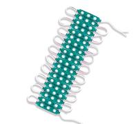 12V Van LED Interior Light, 300 LEDs Ceiling Light Kit, Waterproof Dome Lamp for Van, RV, Trailer, Boat, Bus,100 Modular LEDs, Bright White, Easy Installation,Durable Lighting(100 Modules, Green)