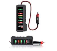 12V Vehicle Battery Tester Digital car battery current Test Tool - Suitable for All Cars Vans Mini cabs Petrol Diesel electric battery Alternator Power indicator tester BM320 by Hayatec (B320)