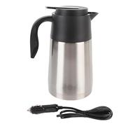 12V Vehicle Travel Kettle 1300ml Stainless Steel Insulated Mug With Overheat & Car Adapter Travel Electric Kettles For Boiling Water
