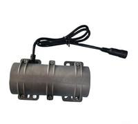 12V Vibration Motor - 3800RPM High Efficiency with Double Eccentric Wheel (103x66x48mm) | Pure Copper Coil & Carbon Brush | For Massage Beds/Chairs/Plates | Gray Nylon-Metal Housing
