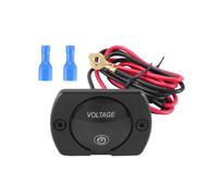 12V Voltage Gauge with Contact Digital Display DC12V 24V Waterproof Voltmeter Panel for Boat Marine Truck ATV UTV